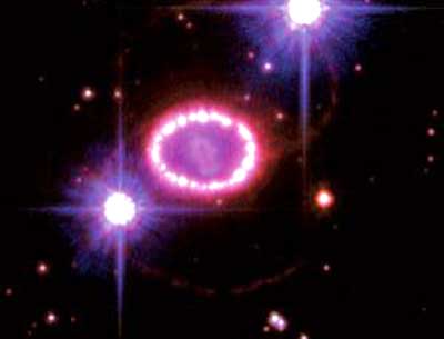 Останки сверхновой SN 1987A