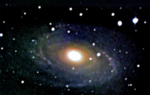 Спиральная галактика M81 в созвездии Большая Медведица, в которой, по-видимому, и находится источник обнаруженного ультрамощного гамма-всплеска (изображение с сайта www.eastern.edu)