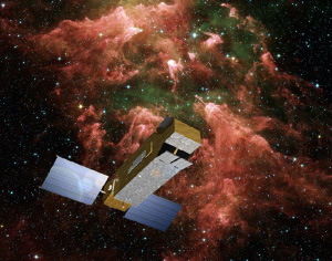 Космический телескоп FUSE в представлении художника. Изображение с сайта www.universetoday.com