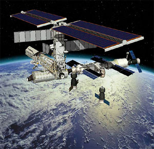 МКС — один из самых ярких примеров неудачного международного сотрудничества в космосе (изображение с сайта www.nmm.ac.uk)
