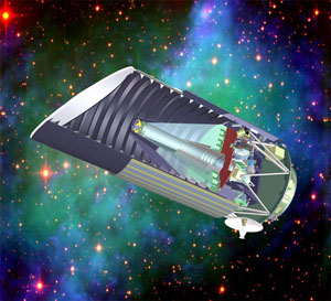 Возможно, именно автоматический зонд SNAP позволит наконец понять, что же представляет собой загадочная «темная энергия» (изображение с сайта snap.lbl.gov)